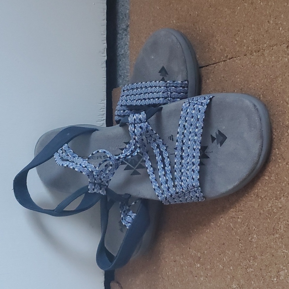 Womens Sketchers Memory Foam Strappy Sandals